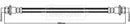 Borg & Beck Brake Hose Part No -BBH8337