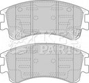 Key Parts Brake Pad Set - KBP1815 fits Mazda 6 1.8, 2.0TDi 02-