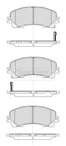 Borg & Beck Front Brake Pad Set - BBP2506 fits Nissan X-Trail (T32) 04/14-