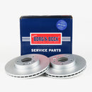 Borg & Beck Brake Disc Pair  - BBD4071 fits Ford,VW Galaxy, Sharan 95-01