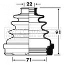 First Line Cv Joint Boot Kit Part No -FCB2853