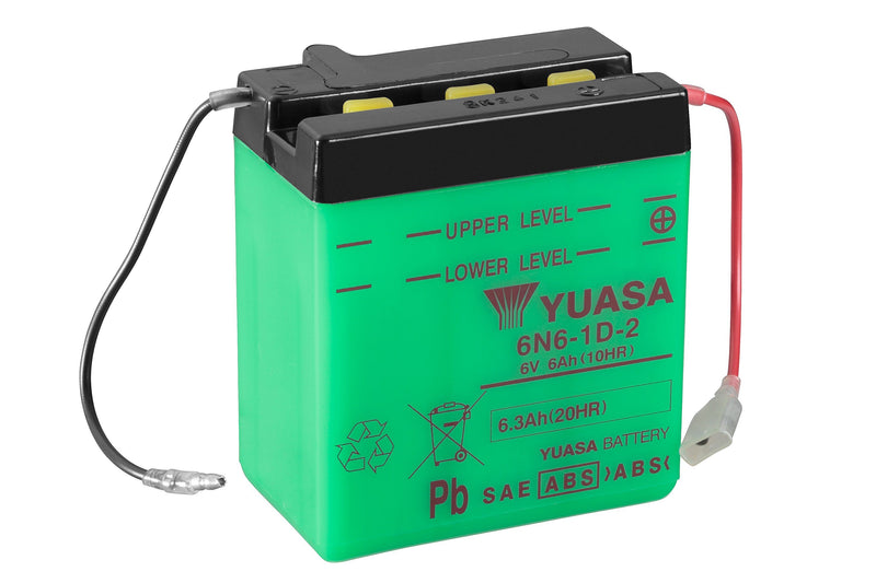 6N6-1D-2 (DC) 6V Yuasa Conventional Battery (5470964908185)