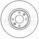 Key Parts Brake Disc Pair Part No -KBD4468