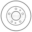 Borg & Beck Brake Disc Pair Part No -BBD4801