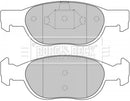 Borg & Beck Front Brake Pad Set - BBP1499 fits Fiat Punto 1997-