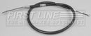 First Line Brake Cable LH & RH - FKB1862 fits Renault Megane Coupe Drum 95-