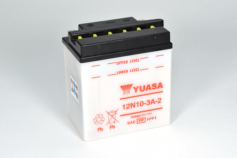 12N10-3A-2 (DC) 12V Yuasa Conventional Battery (5470970314905)