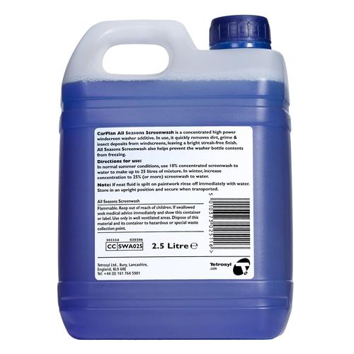 CarPlan All Season Concentrated Screenwash - 2.5L