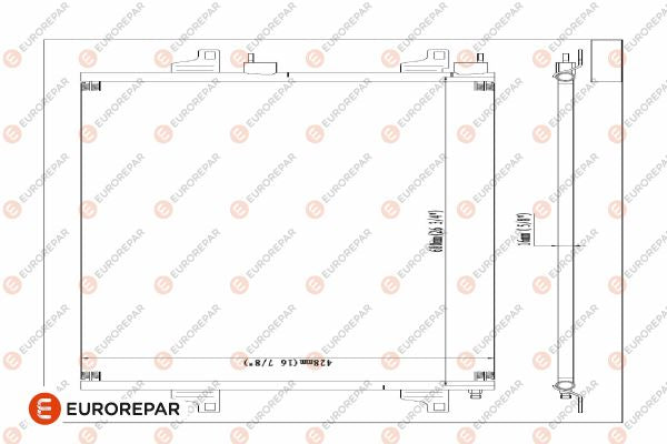 Eurorepar Air Conditioning Condenser - 1610163280