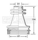 First Line Cv Joint Boot Kit  - FCB2779 fits Renault - Inner