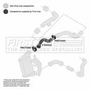 First Line Turbo Hose  - FTH1100 fits VAG A4, Passat 1.9TDi 95-11