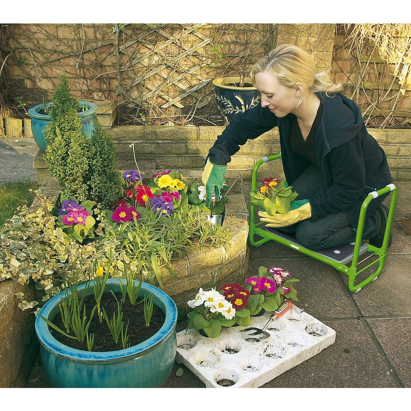 Folding Metal Framed Gardening Seat or Kneeler
