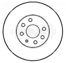 Borg & Beck Brake Disc Pair  - BBD4393 fits Vauxhall Meriva 1.6 16v, 1.8 0