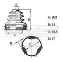 First Line Cv Joint Boot Kit Part No -FCB6108