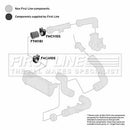 First Line Turbo Connect Pipe  - FTH1181 fits VAG LT 2.5D -06