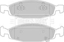 Borg & Beck Brake Pad Set - BBP1781