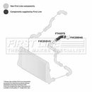 First Line Turbo Hose  - FTH1075 fits VAG A3,Leon,Golf 2.0TDi