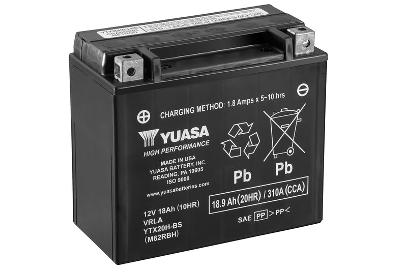 YTX20H-BS (CP) 12V Yuasa High Performance MF VRLA Battery (5470980407449)