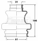 Borg & Beck Cv Joint Boot Kit Part No -BCB6092