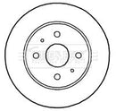 Borg & Beck Brake Disc Pair  - BBD4698 fits Daihatsu Sirion 05-