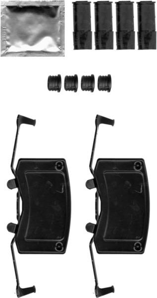 Textar Brake Pad Fitting Kit - 82504100