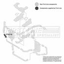 First Line Turbo Hose  - FTH1719 fits AUDI A6