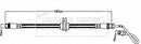 Borg & Beck Brake Hose  - BBH8496 fits Renault Latitude 07/10-