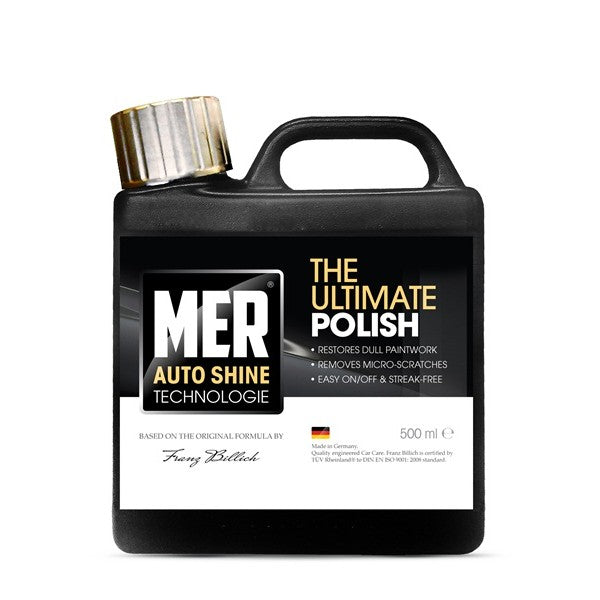 Mer Auto Shine Professional Ultimate Shine Polish Wax Bottle 500ml
