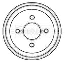 Borg & Beck Brake Drum (Single) - BBR7095 fits Mitsubishi Colt/Mirage 1.2/1.5