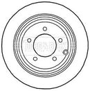 Borg & Beck Brake Disc Pair  - BBD4820 fits Dodge Caliber 06-