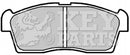 Key Parts Brake Pad Set -KBP2009