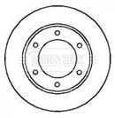 Borg & Beck Brake Disc Pair  - BBD4217 fits Toyota Landcruiser 1996-