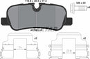 Land Rover, Brake Pad Set - Textar 2419204
