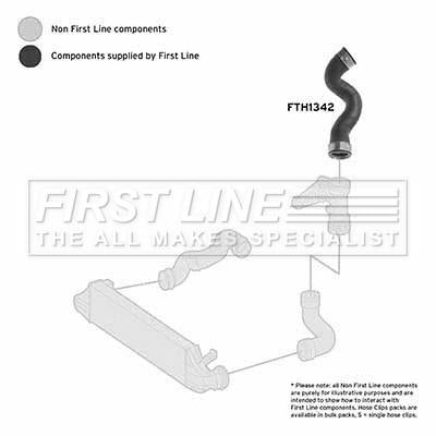 First Line Turbo Hose  - FTH1342 fits Mercedes 203 C200 C220 CDi