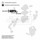 Borg & Beck Air Filter Hose Part No -BTH1491