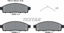 Textar Brake Pad Set - 2508703