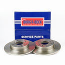 Borg & Beck Brake Disc Pair  - BBD4295 fits Nissan Primera P11,WP11E 96-
