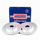 Borg & Beck Brake Disc Pair  - BBD5552 fits Insignia B 2.0 GSI 4x4 03/17-
