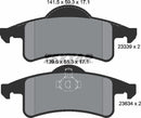 Textar Brake Pad Set - 2333901
