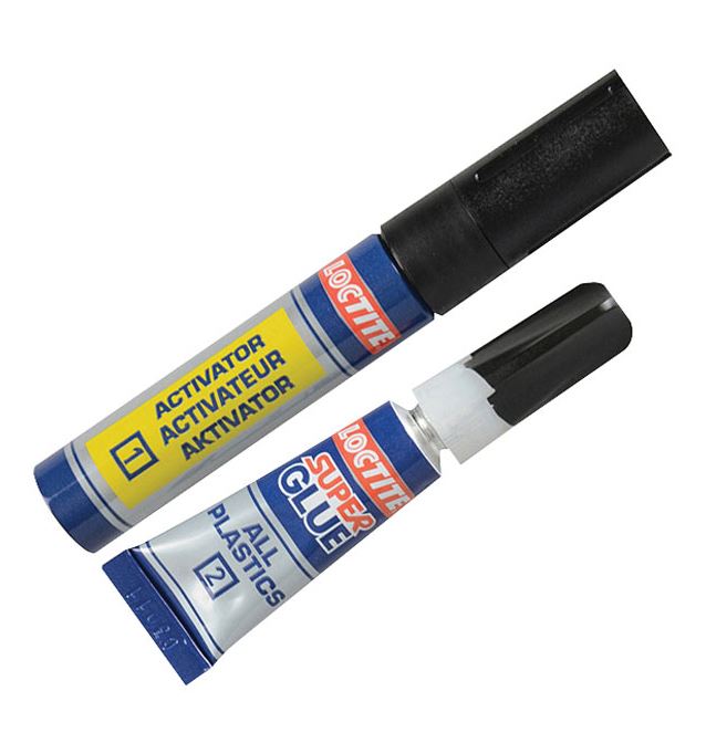Unibond 1610142 Super Glue All Plastics 2g Tube & 4ml Pen