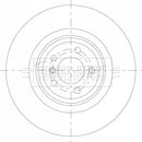 Borg & Beck Brake Disc Single  - BBD6089S fits BMW 5 (F07) 550i 10/09-