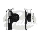 Gates DriveAlign Tensioner Pulley - T36035