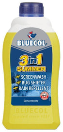 Bluecol 3in1 Summer Car Ready Mixed Screenwash - 1L