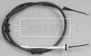 Borg & Beck Brake Cable- RH Rear - BKB2863 fits Fiat Punto Grande 1.9JTD 05-