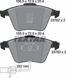 Textar Brake Pad Set - 2376201