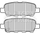 Key Parts Brake Pad Set - KBP2326 fits Nissan Qashqai 07-03/14