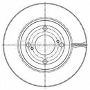 Borg & Beck Brake Disc Pair  - BBD5520 fits Baleno 1.2 02/16-