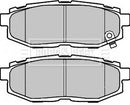 Borg & Beck Rear Brake Pad Set -BBP2372