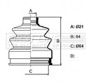 First Line Cv Joint Boot Kit  - FCB6359 fits Fiat Punto I