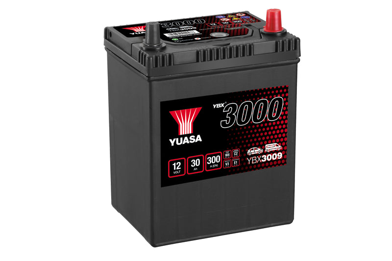 Yuasa YBX3009 - 3009 SMF Battery - 4 Year Warranty